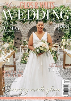 Cover of the April/May 2022 issue of Your Glos & Wilts Wedding magazine