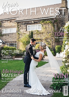 Cover of the April/May 2025 issue of Your North West Wedding magazine