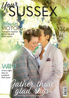 Cover of the April/May 2025 issue of Your Sussex Wedding magazine