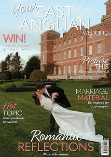 Cover of the April/May 2025 issue of Your East Anglian Wedding magazine
