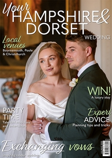 Cover of the July/August 2025 issue of Your Hampshire & Dorset Wedding magazine