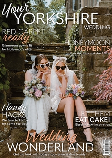 Cover of the July/August 2025 issue of Your Yorkshire Wedding magazine