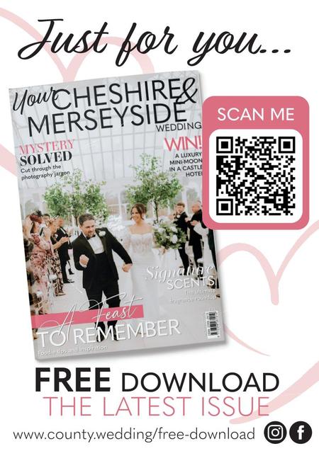 View a flyer to promote Your Cheshire and Merseyside Wedding magazine