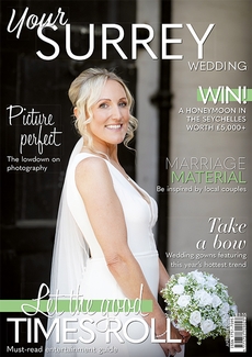 Cover of the April/May 2026 issue of Your Surrey Wedding magazine