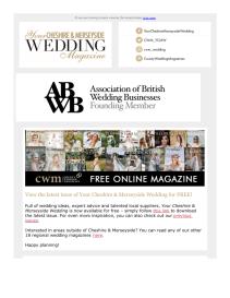 Your Cheshire & Merseyside Wedding magazine - November 2021 newsletter