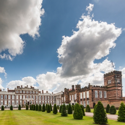 Knowsley Hall is home to the Earl and Countess of Derby