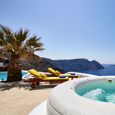 Greece is the word... Claire Ridley spent the summer in Santorini and Athens