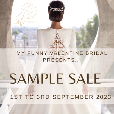 Wedding News: My Funny Valentine's biggest ever sample sale comes to Chester!