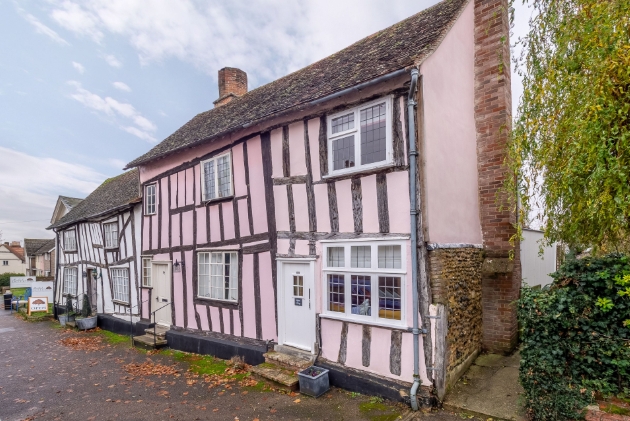 Outside street view of Hylton Cottage Southwold