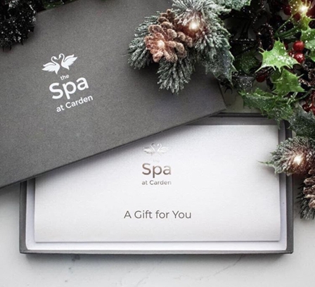 Beautifully presented Spa at Carden Park gift voucher