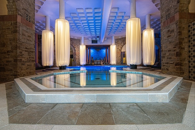 newly refurbished indoor spa faciliites at Shrigley Hall