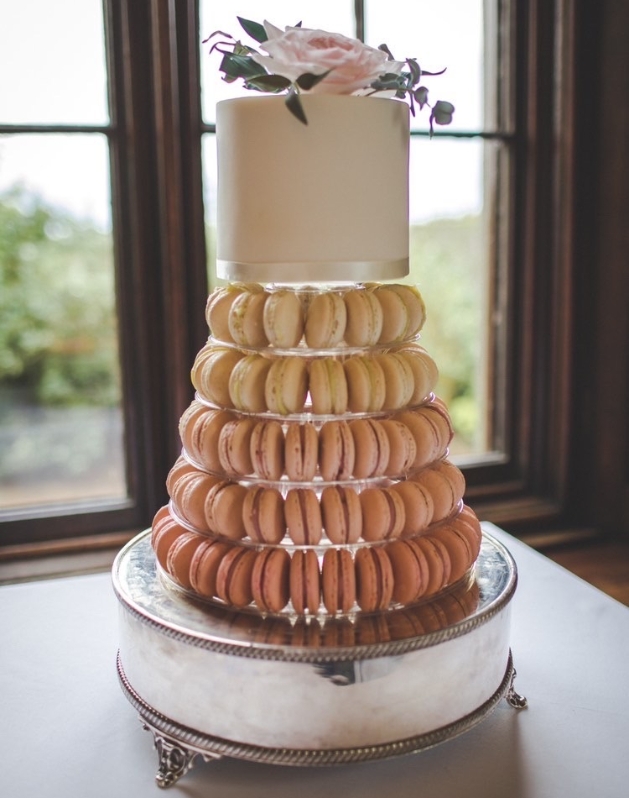 wedding macaron tower