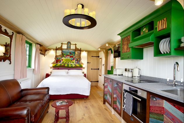 shepherd huts in style of fairytales