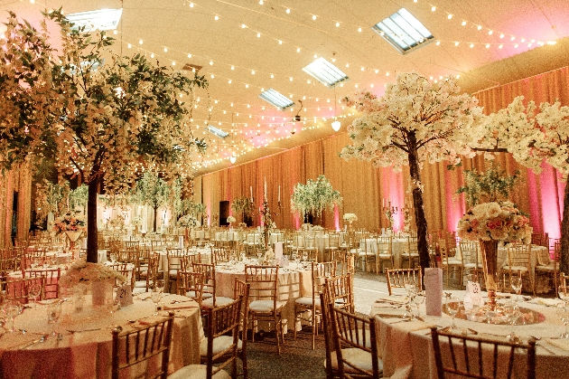 Tatton Park set up for a wedding breakfast
