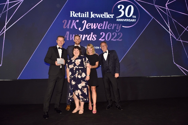 John Pass Jewellers team at the awards ceremony