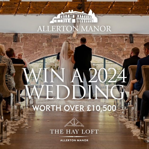 Win a 2023 winter wedding at Allerton Manor infographic