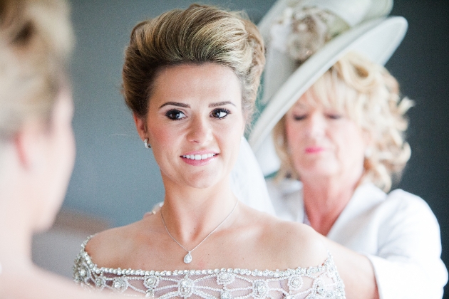 bride getting ready for the big day