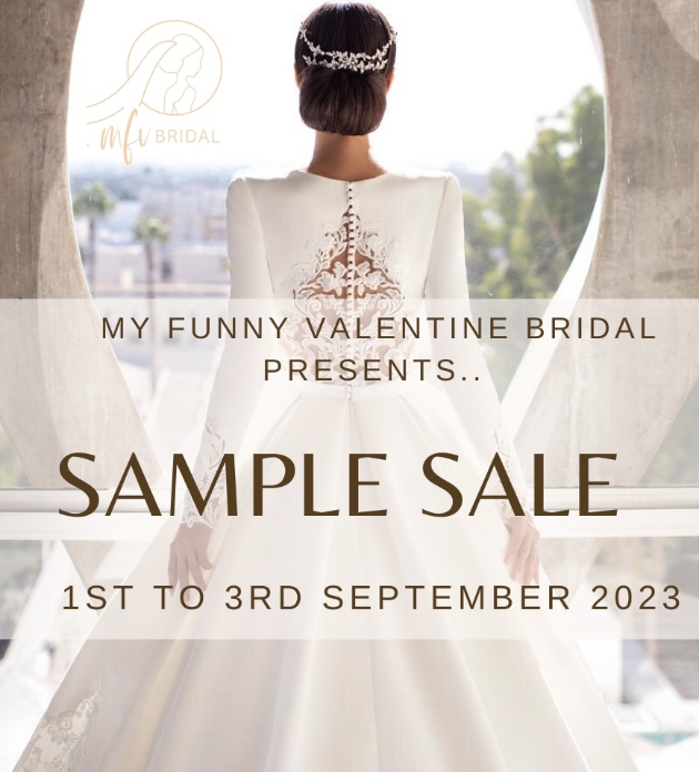 My Funny Valentine's biggest ever sample sale image ad