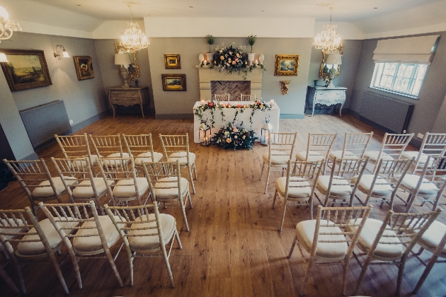 Ceremony space at Swettenham Arms
