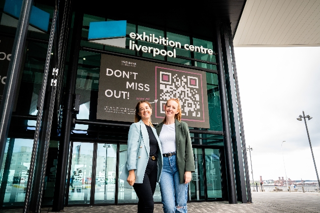 The Liverpool Wedding Show in front on the event venue