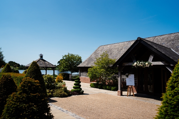 Exterior of Sandhole Oak Barn