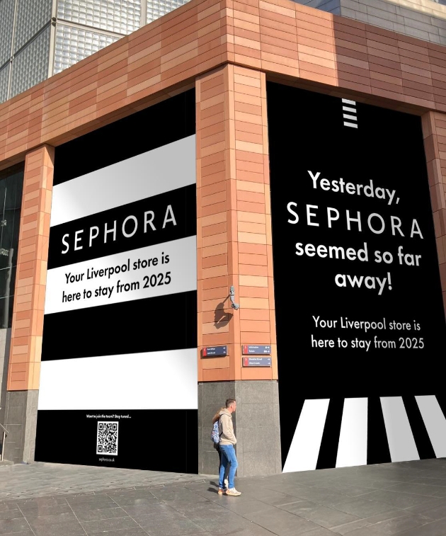 ai impression of the new sephora store opening at Liverpool ONE