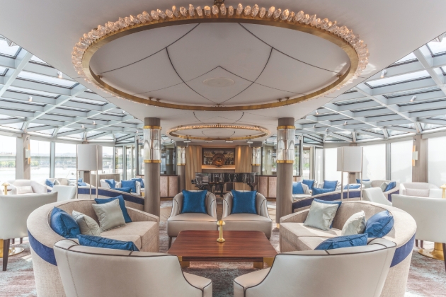 inside image of lounge on cruise