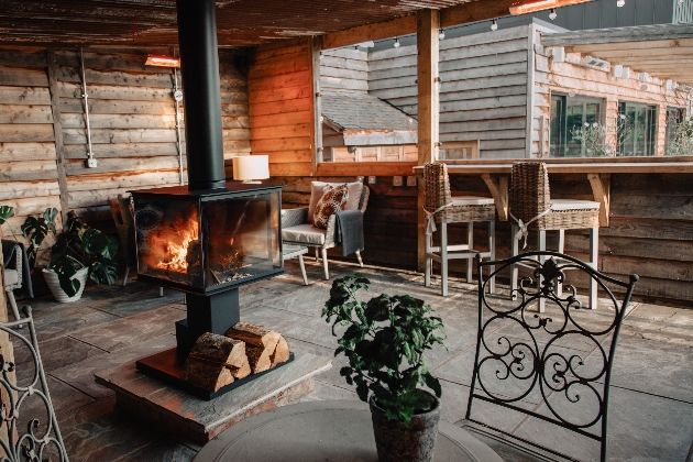 Cosy woodshed at Manor House Alsager