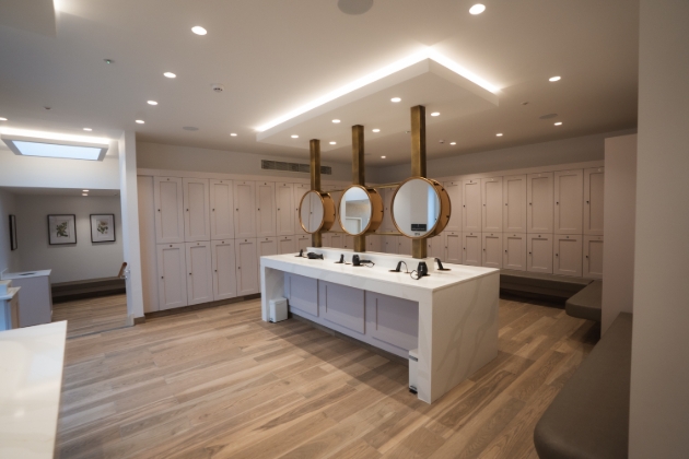new luxury changing rooms at Manor House Alsager Spa