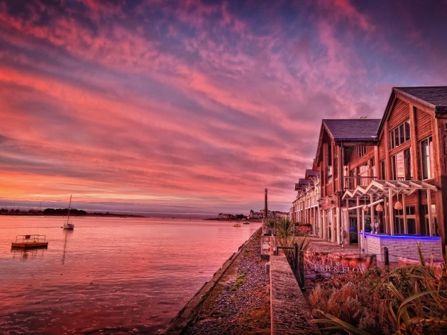 Quay Hotel & Spa at sunset