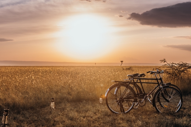 exploring by bike
